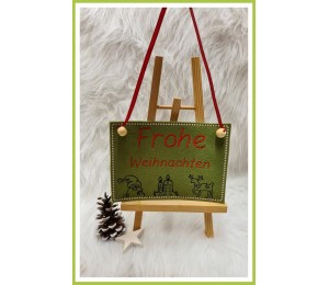 Stickserie - Motivborte Weihnachten E2E